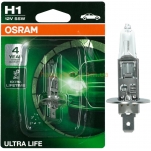 Автолампа OSRAM Ultra Life H1 12V 55W 64150ULT-01B